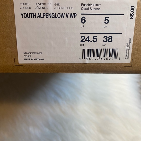 The North Face Alpenglow Pink Waterproof Boots - Picture 8 of 8